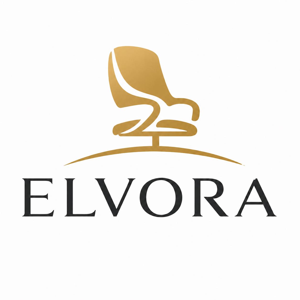 ELVORA Premium Office Furniture Delhi Logo